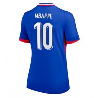 Maglia Calcio Francia Kylian Mbappe #10 Prima Divisa Donna Europei 2024 Manica Corta